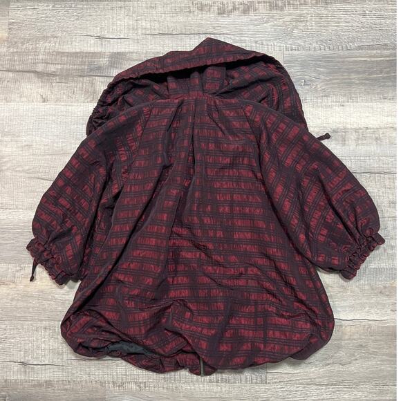 Twelve Couture Y2K 2009 Large Crinkle Jacket Goth Vamp Plaid Whimsygoth Witchy - Picture 2 of 7